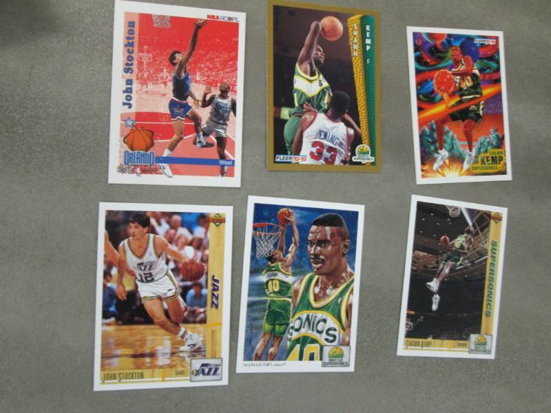 lot 99 image: 100 Basketball Star Cards...