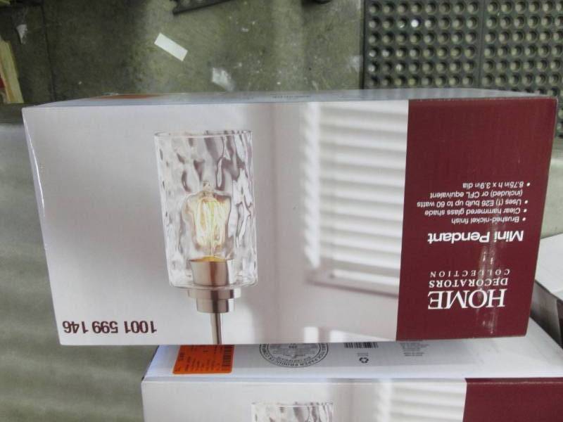 lot 106 image: Home Decorators Collection 1-Light ...