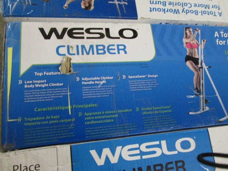 Weslo climber cheap total body workout