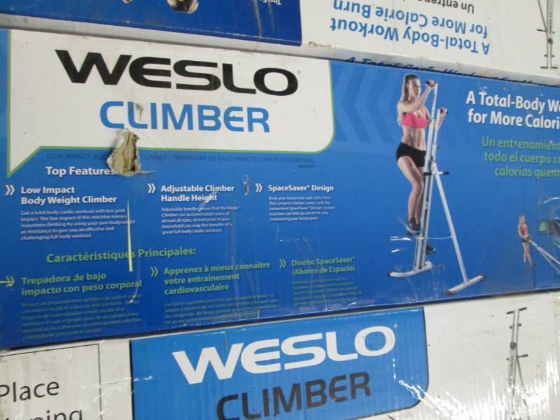 weslo climber total body workout