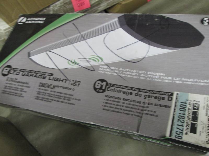 lot 353 image: Lithonia Lighting SGLL 2 ft. Black ...