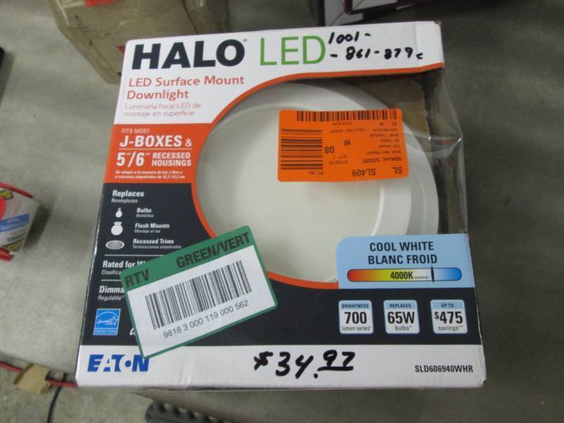 lot 354 image: Halo SLD 5 in. and 6 in. White Inte...