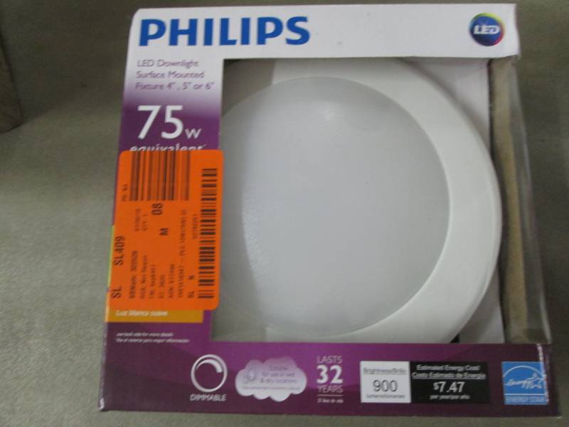 lot 358 image: Philips 75-Watt Equivalent Soft Whi...
