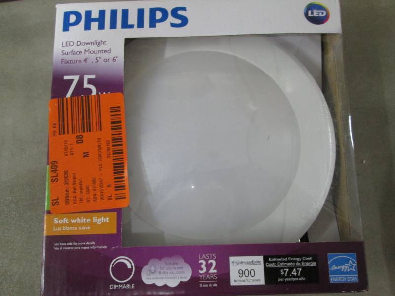 lot 359 image: Philips 75-Watt Equivalent Soft Whi...