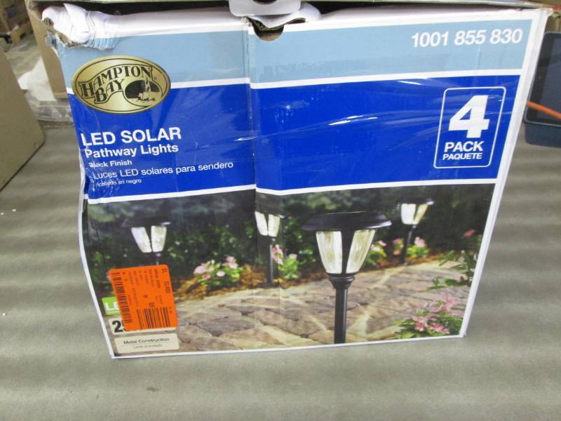 lot 120 image: Hampton Bay Solar Black Outdoor Int...