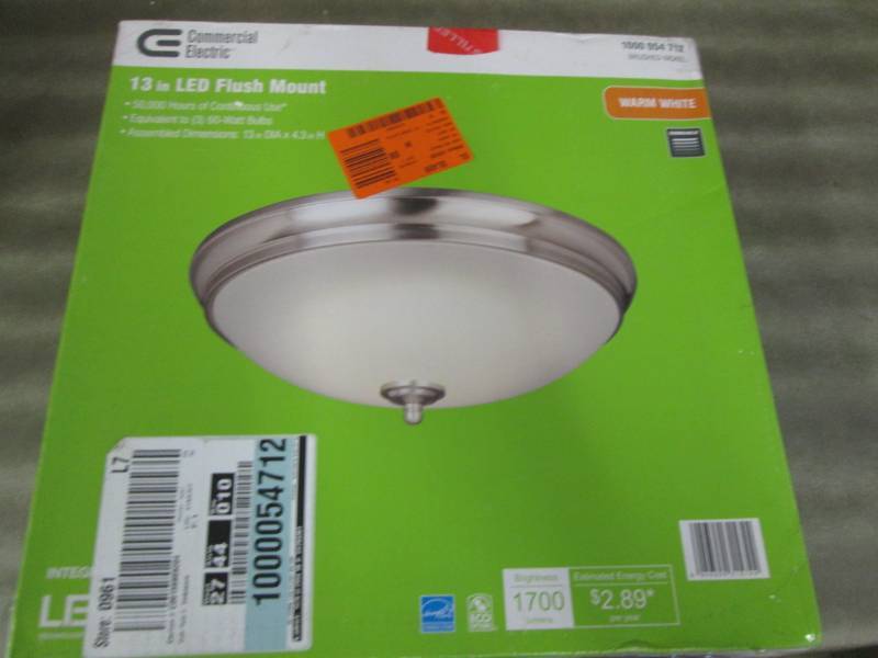 lot 130 image: Commercial Electric 13 in. 60-Watt ...