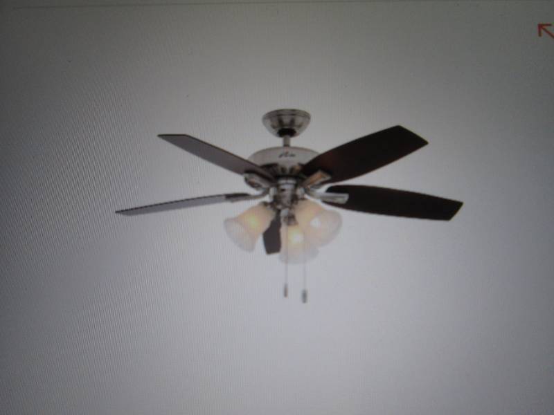 Hunter 46 Inch Atkinson Ceiling Fan Card Collector