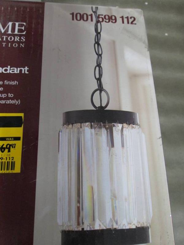 lot 146 image: Home Decorators Collection 1-Light ...