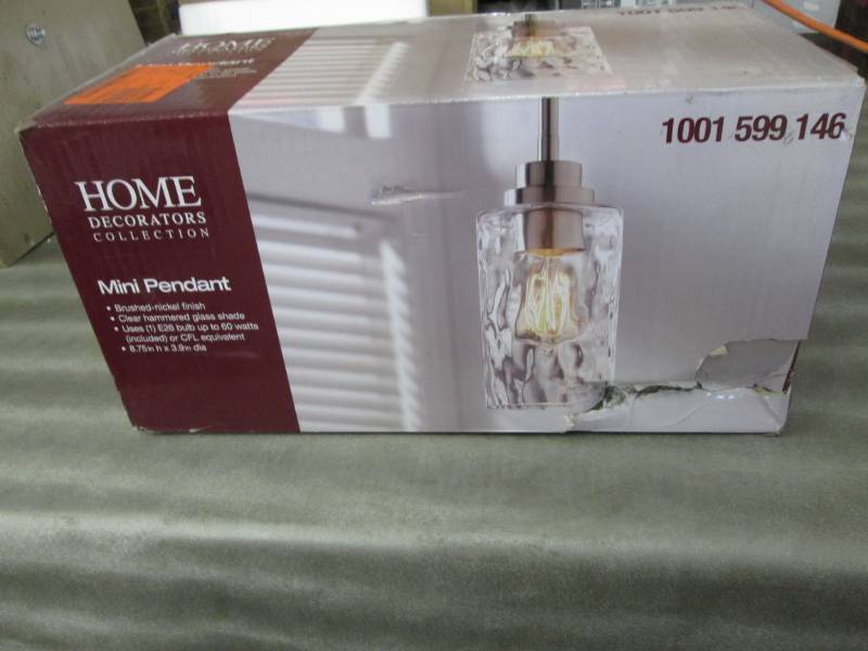 lot 148 image: Home Decorators Collection 1-Light ...