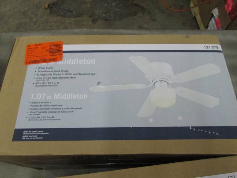 lot 264 image: Hampton Bay Middleton 42 in. White ...