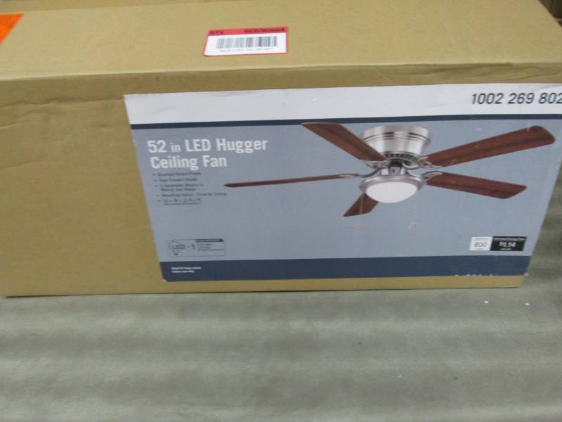 lot 278 image: Merwry 52 in. Integrated LED Indoor...