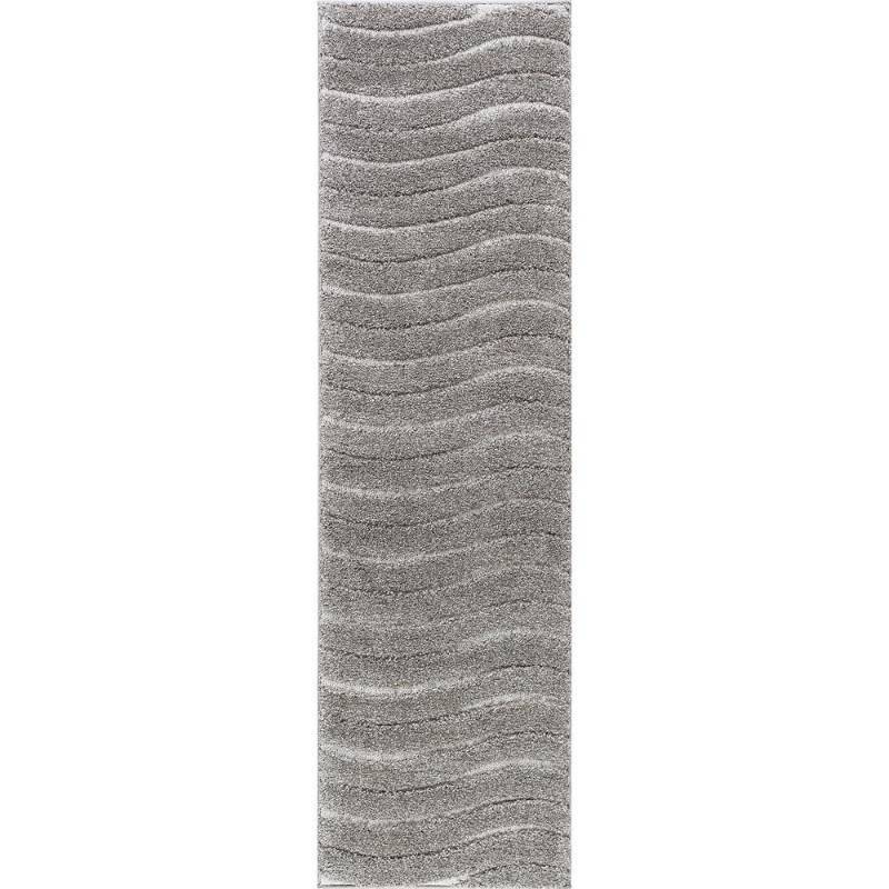 lot 154 image: Tayse Rugs Berkshire Shag Gray 2 ft...