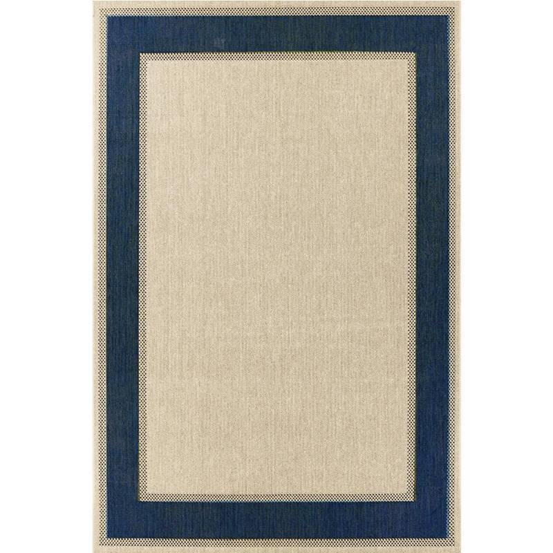 lot 178 image: Hampton Bay Border Tan Blue 5 ft. x...