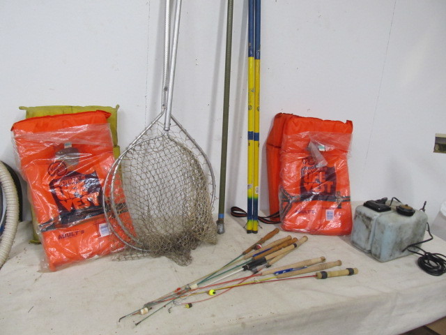 lot 46 image: Large Lot of Fishing & Boat Items