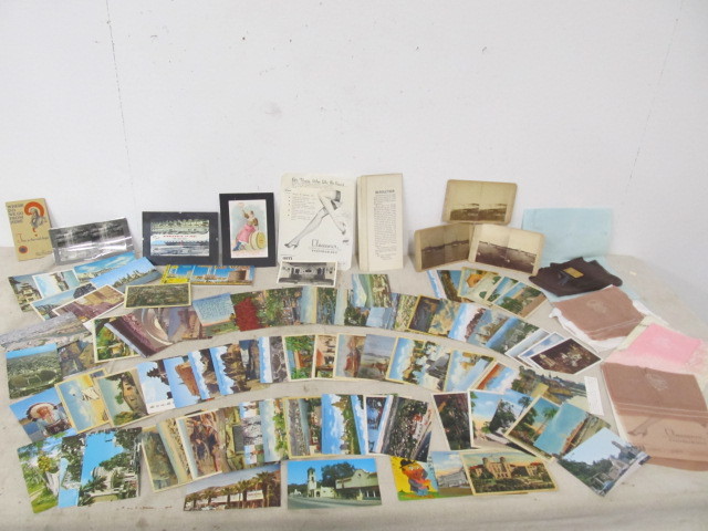lot 84 image: Nice Lot of AntiqueVintage Postcards & Other Paper