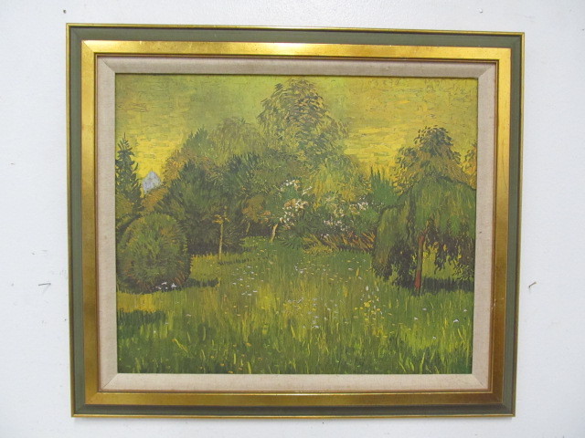 lot 86 image: Vintage VAN GOGH Framed Print