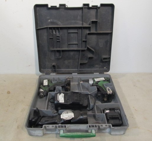 lot 161 image: Working HITACHI Power Drill Set