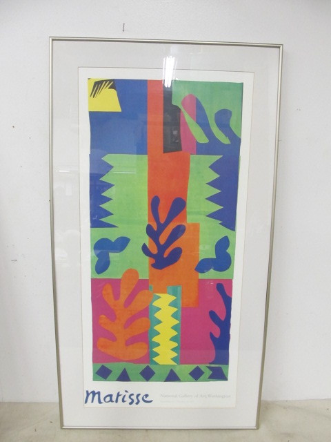 lot 143 image: Large Original Vintage HENRI MATISSE Exhibition Poster