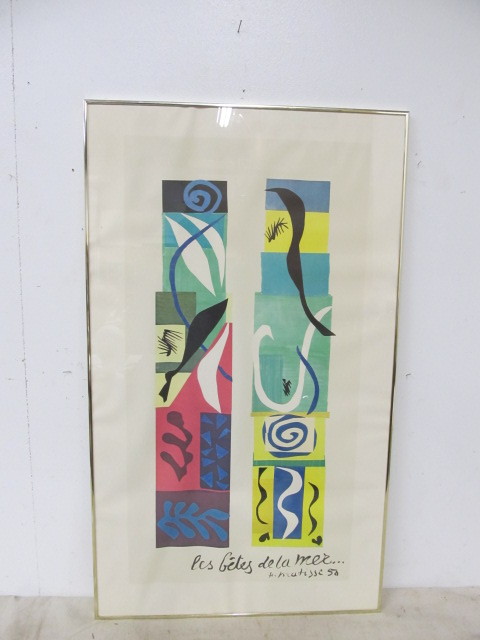 lot 144 image: Original Vintage 1950 HENRI MATISSE Lithograph Poster