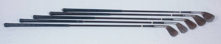 lot 91 image: Vintage Golf Clubs