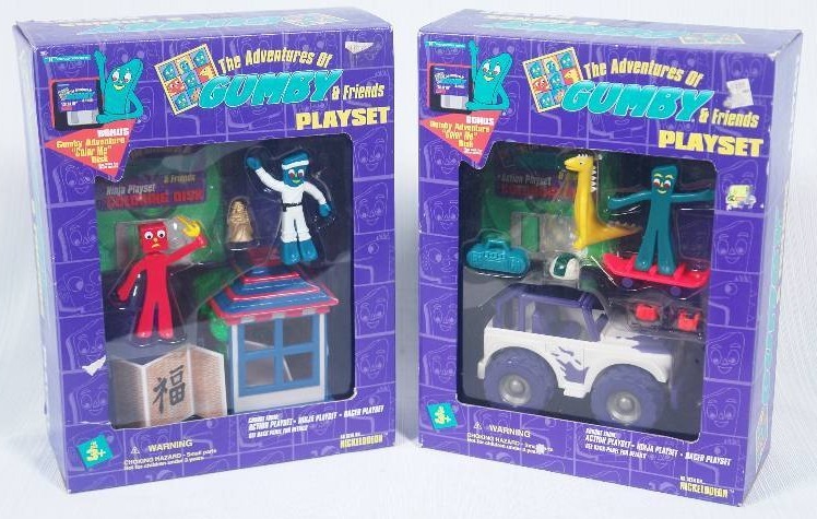 lot 57 image: Gumby and Friends 1995 Play Set