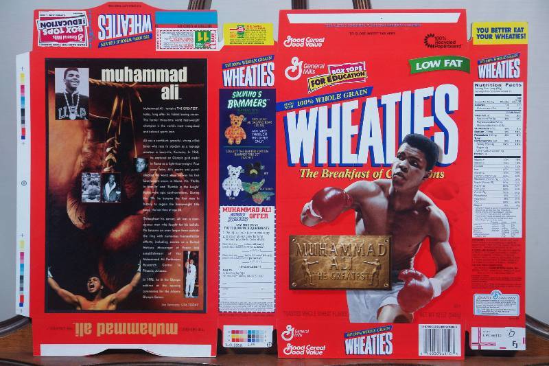 lot 81 image: Muhammad Ali Wheaties box