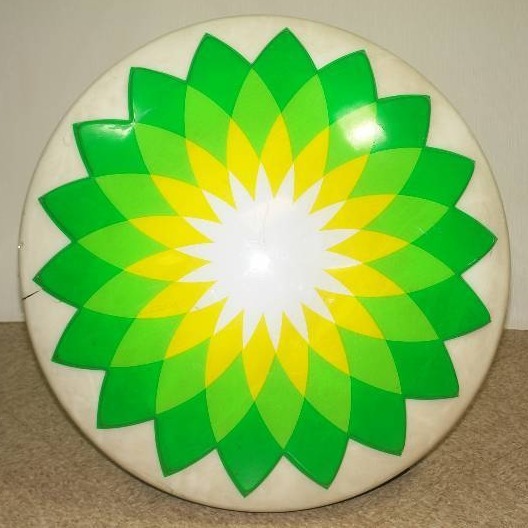 lot 7 image: BP Gas Button Sign
