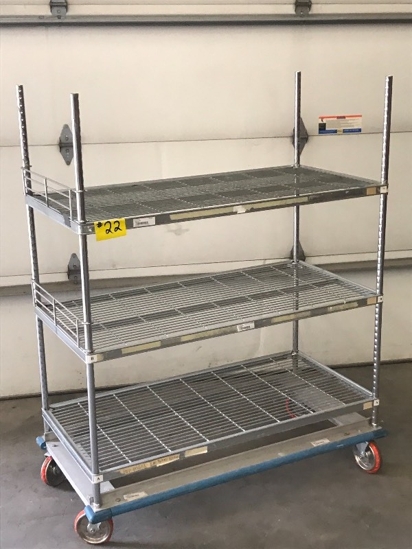 lot 22 image: 24 x 48 Warehouse Shelf