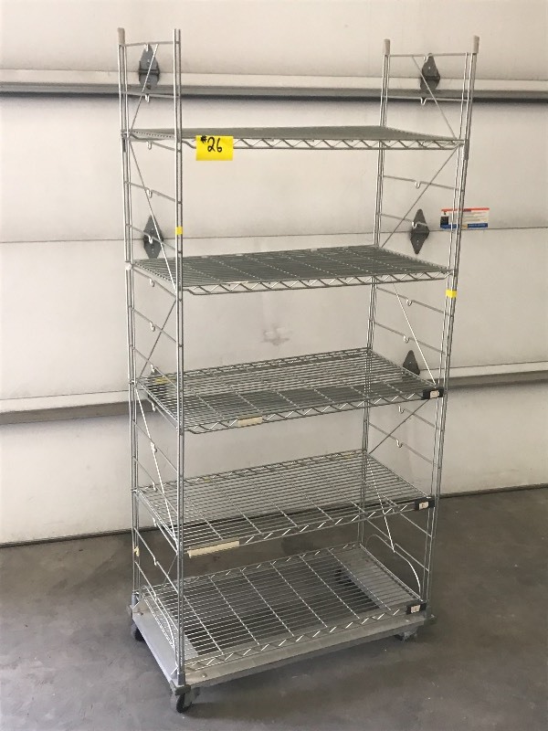 lot 26 image: Metro 18x36 Warehouse Shelf