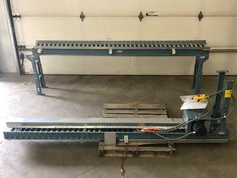 lot 7 image: (2) Metzgar 10ft Roller Tables