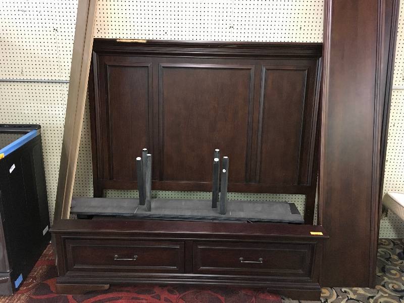 lot 273 image: Ellison Queen Storage Bed, Retail $499.99