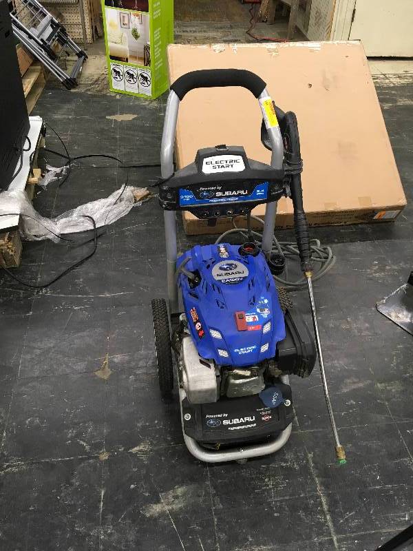 lot 283 image: Subaru 3100 PSI Gas Power Washer, Retail $299.99
