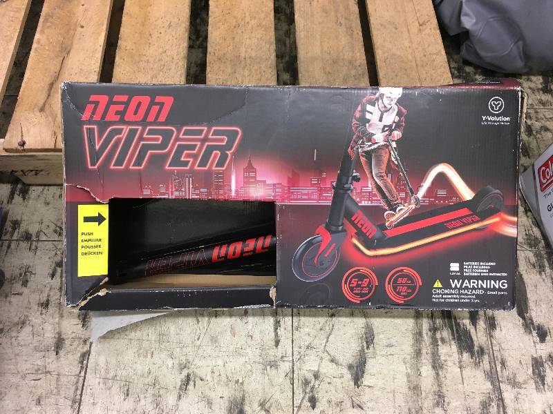 lot 294 image: Neon Viper Scooter, Retail $29.99