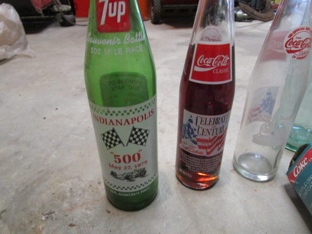lot 68 image: Vintage Coke Bottles, Coke Glasses & Bottle Openers