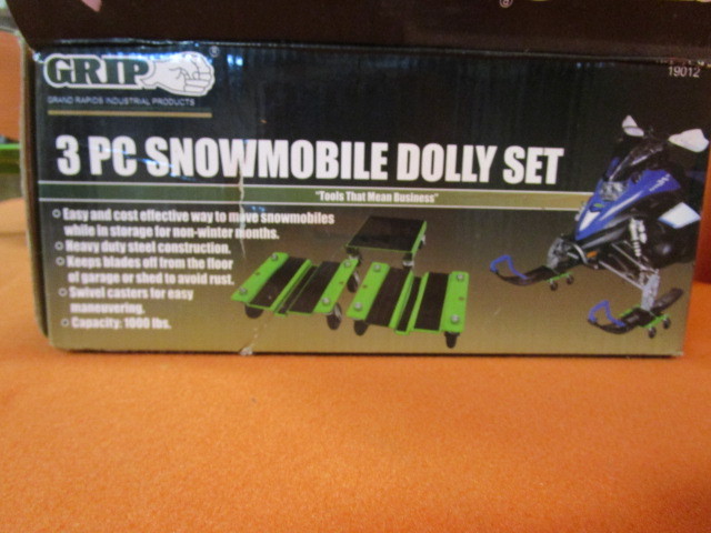lot 81 image: (2) Sets Snowmobile Dollies (1 new in box)