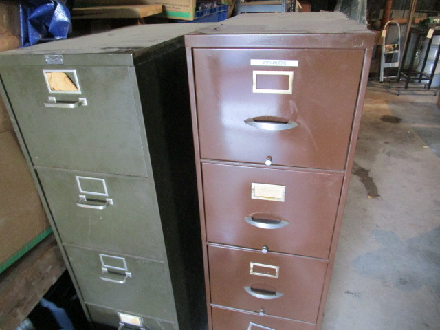 lot 97 image: (2) File Cabinets