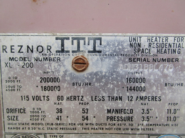 lot 31 image: Renzor Shop Heater