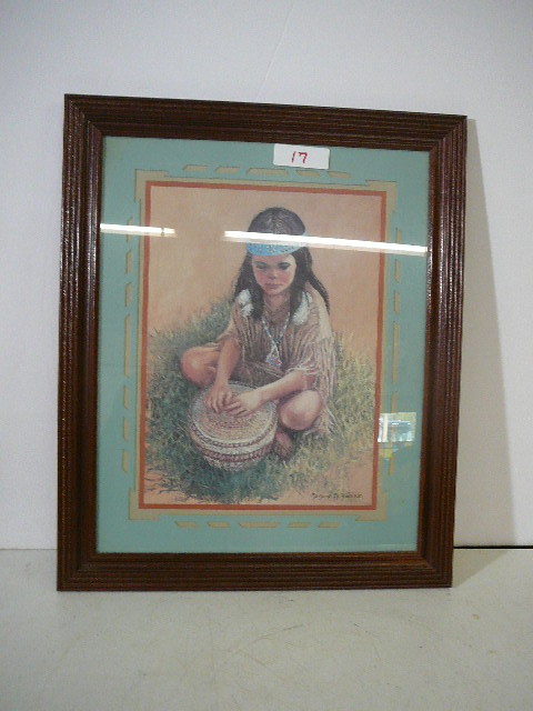 lot 17 image: Framed Print