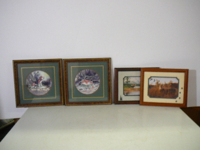 lot 39 image: Frame Pictures Wild Life