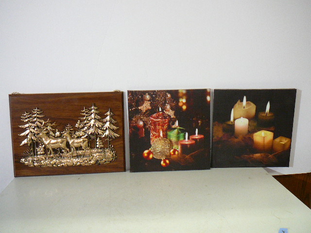 lot 68 image: Home Dcor Elk on Oak