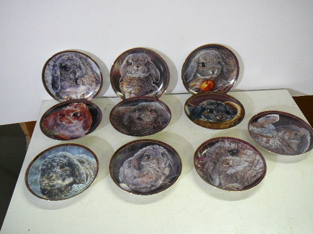 lot 104 image: Bunny Tales Collection Bunny Plate