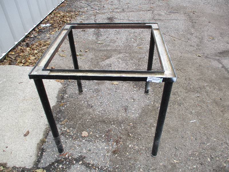 Steel table frame