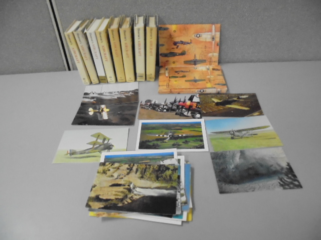 lot 39 image: Aircraft Books, Postcards and Cards