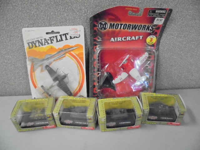 lot 40 image: Model Planes and Tanks