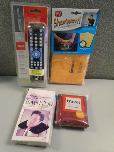 lot 87 image: Misc Household Items, Shamwow, Thermometer and MORE