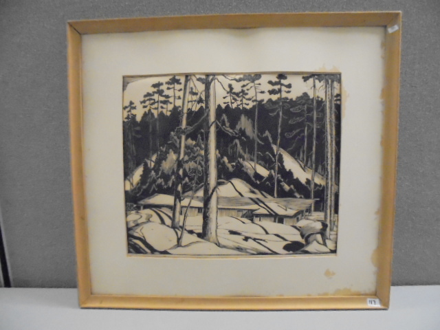 lot 117 image: Framed and Matted Print