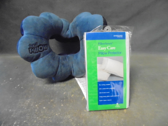 lot 124 image: Neck Pillow and Pillow Protector
