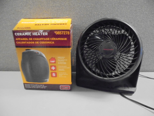 lot 158 image: Heater and Fan