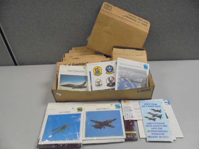 lot 171 image: Military Plane Cards