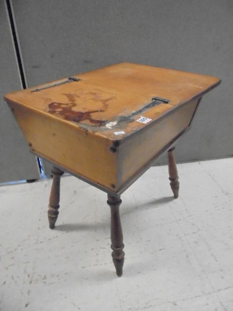 lot 100 image: Wooden End Table